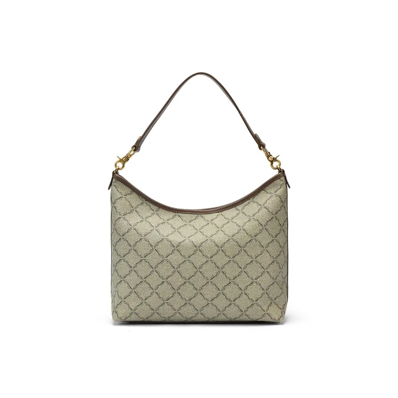 Ed Hardy PVC Shoulder Bag Regular Women's Khaki-3