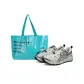 Silver+Shopping Bag