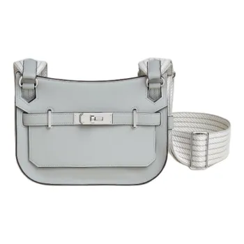 HERMES Jypsiere Swift Calfskin Shoulder Bag Regular Women's Glacier Blue