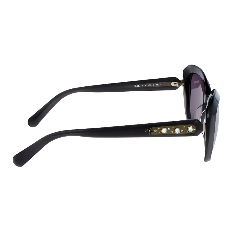 Swarovski Acetate Cat Eye Sunglasses Women's Black-2