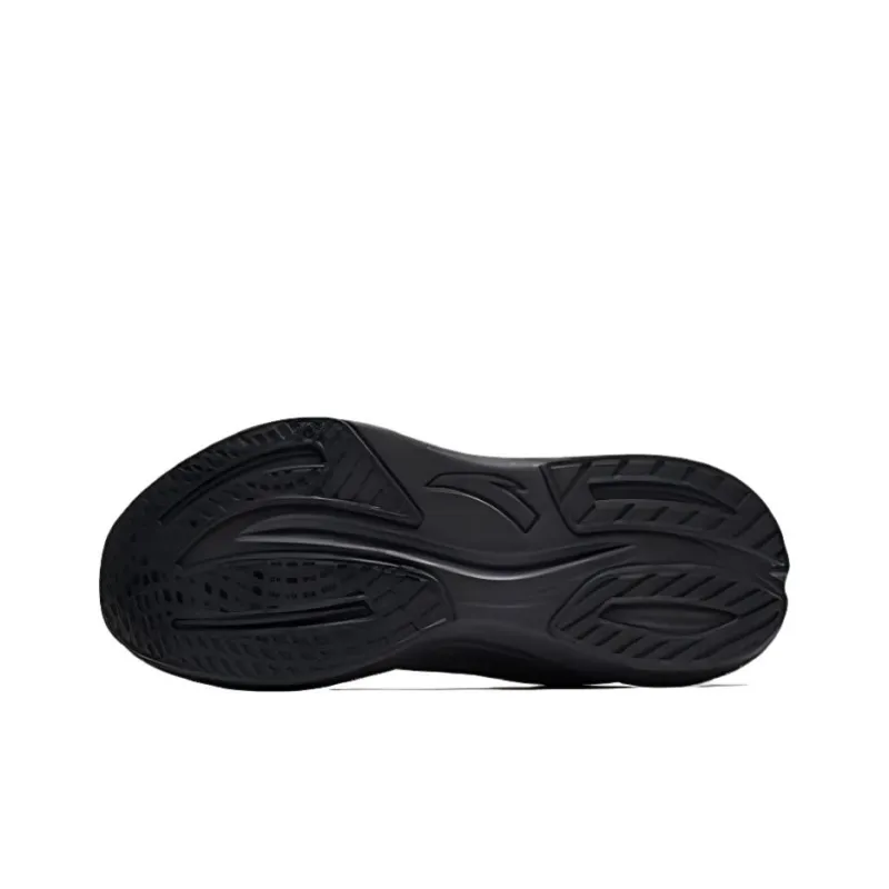 Anta Cloud Trail Anti Slip And Wear Resistant Coverage Low Top Training Running Shoes Men's Black-4