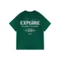 [100% cotton]Forest Green (Hb Tranquil World Chest Logo _Hb Tranquil World Back Logo)