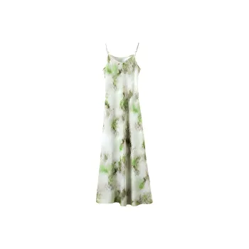 Late White Slip Dresses Women's Multicolor