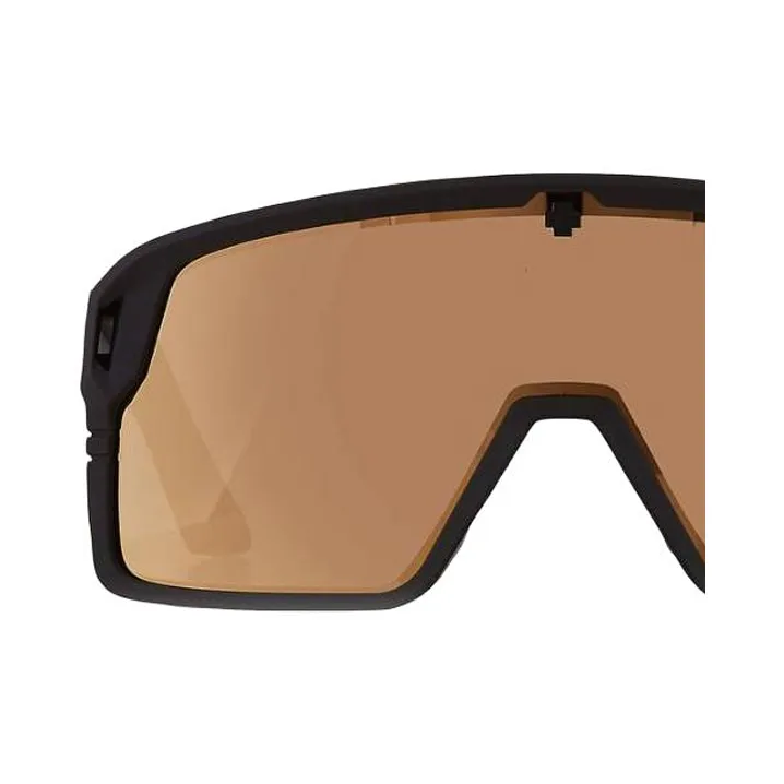 SPY Plastic Irregular Shape Sunglasses Unisex Black-2