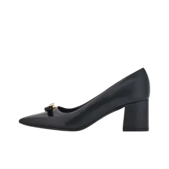 FERRAGAMO Chunky Heel High Heels 6cm Women's Black