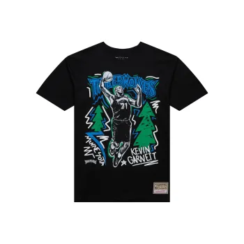 Mitchell & Ness x NBA T Shirt Unisex Black