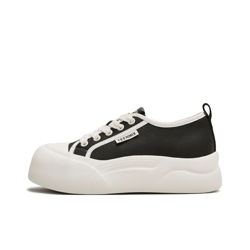 Teenmix Slip Resistant Cushioning, Breathable, Height Increasing Low Top Skateboard Shoes Women's-5