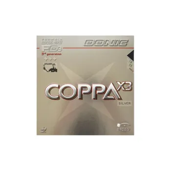 DONIC Coolba X3 Table Tennis Rubbers Inverted Rubber Fast Attack Combined With Loop Compatibility MAX Black
