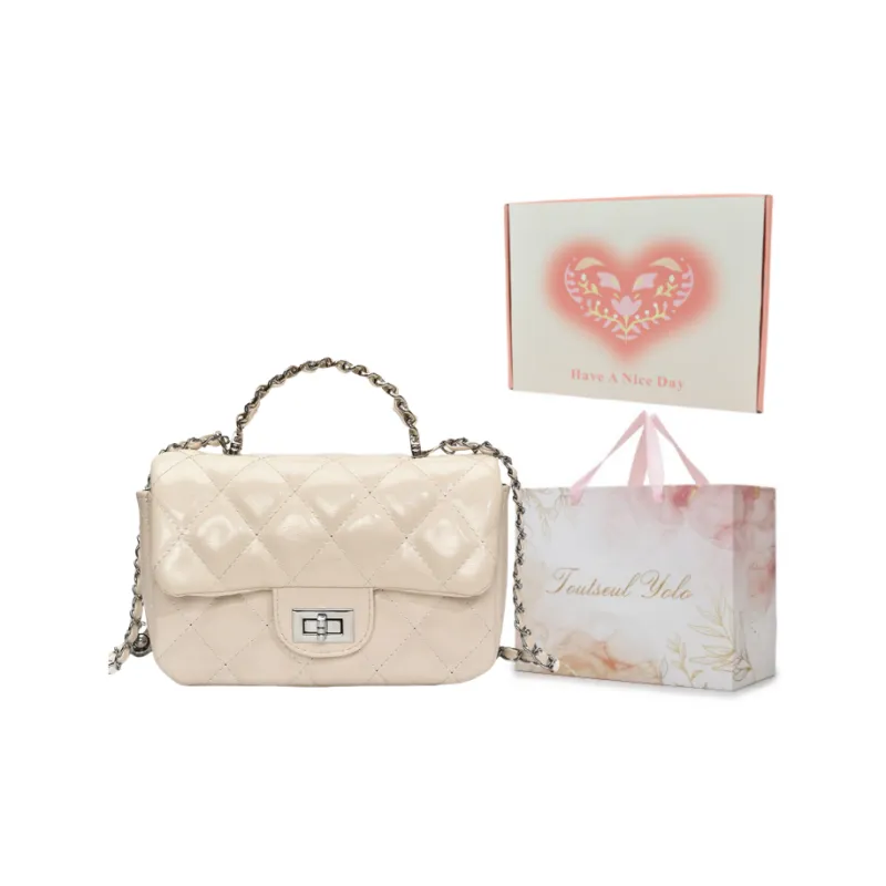 TOUTSEUL YOLO PU Handbag Regular Women's Pink/Silver/Blue/White/Black-39