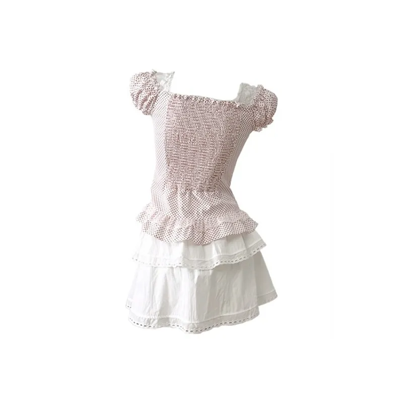 ETSE Two Piece Skirt Sets Women's-5