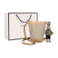 Khaki & Brown+Shopping Bag