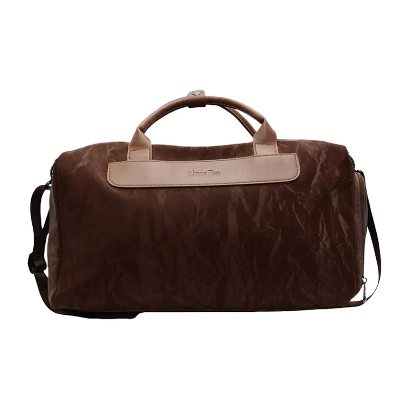 Meow In The Grass PU Travel Bag Unisex Multicolor-12