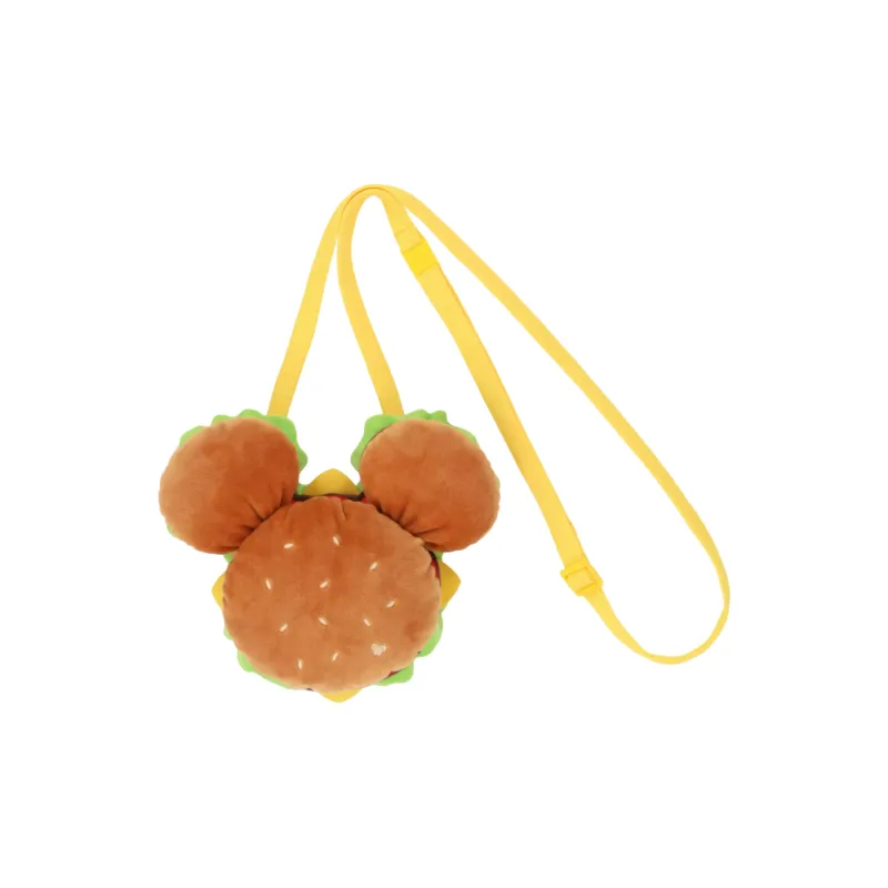 Disney Mickey Series Polyester Crossbody Bags Women's Brown-0