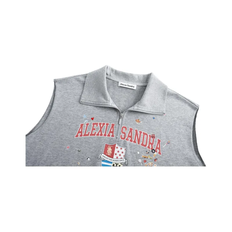 Alexia Sandra Tank Tops Women's Gray-2