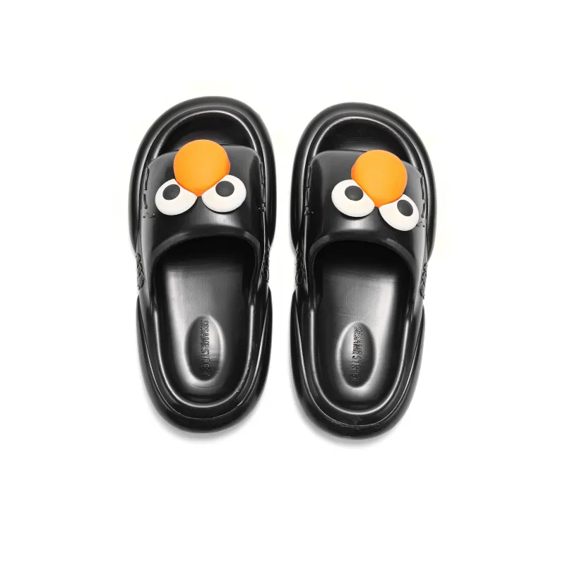 SESAME STREET Antibacterial Slip Resistant Abrasion Resistant Odor Resistant Slide Slippers Unisex-9