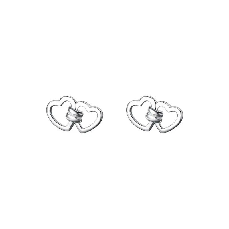 CENTURY&KINDLE 999 Fine Silver Stud Earrings Women's-0