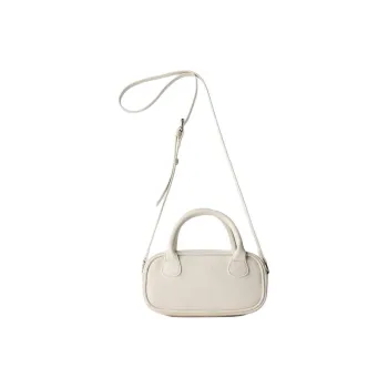 ZARA Polyurethane Bowling Bag, Shoulder Bag, Crossbody Bag, Handbag Mini Kids' Beige