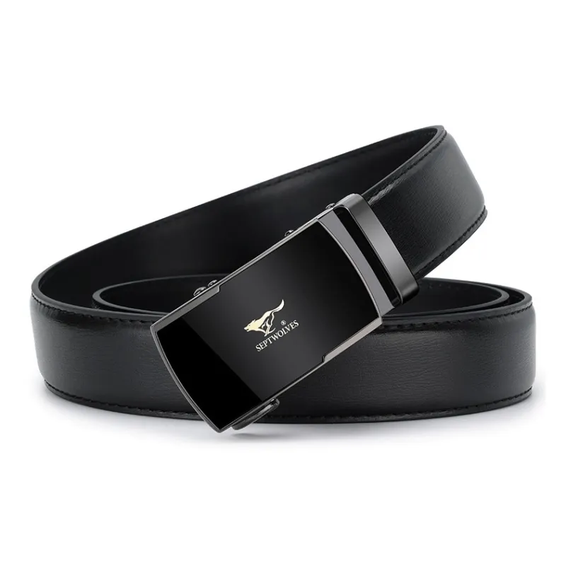SEPTWOLVES Surprise Lucky Bag Non Sale Item Leather Belts Men's 3.5cm-0