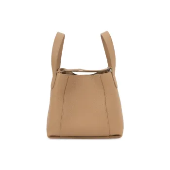 VENOF Top Grain Cow Leather Bucket Bag, Shoulder Bag, Crossbody Bag, Handbag Trumpets Women's Multicolor