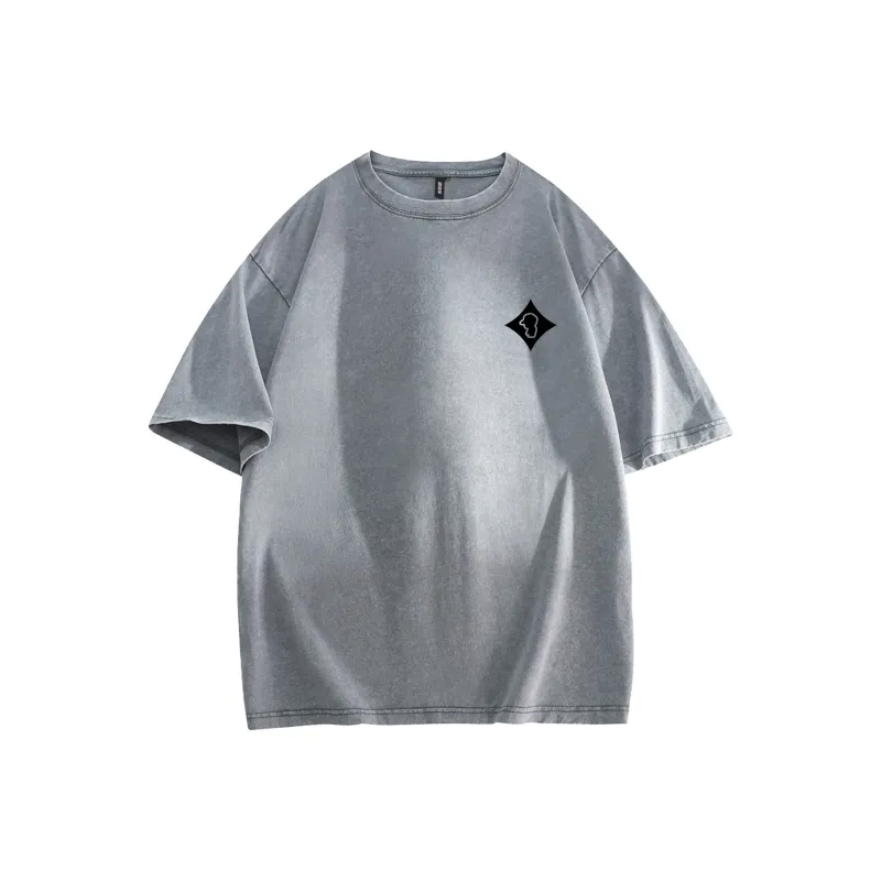 CHOUCHOUS Drop Shoulder Sleeve T Shirt Women's-5