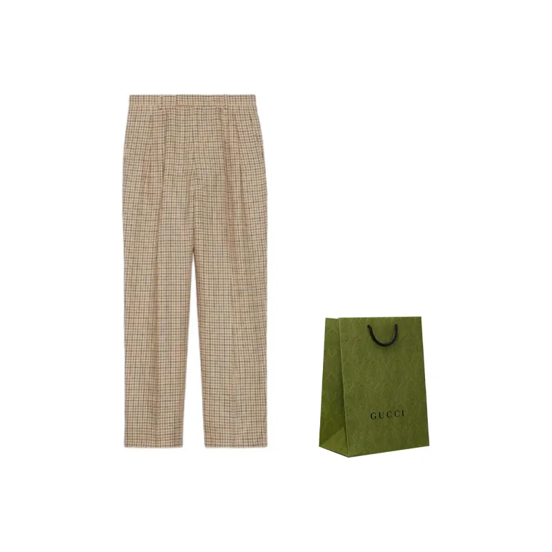 GUCCI FW23 Casual Pants Men's Khaki-2