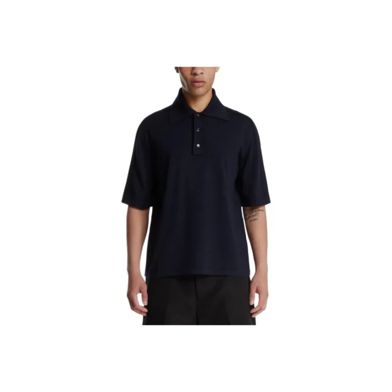 Bottega Veneta Polo Shirt Men's Blue-0