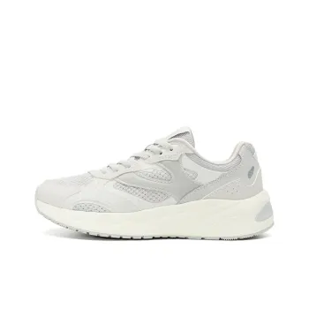 QIAODAN Breathable And Slip Resistant Low Top Casual Shoes Women's Gray White
