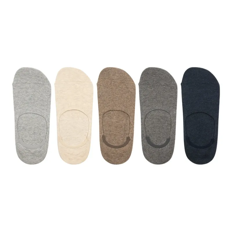 LIANGPU No Show Socks Men's 5 Pack-1