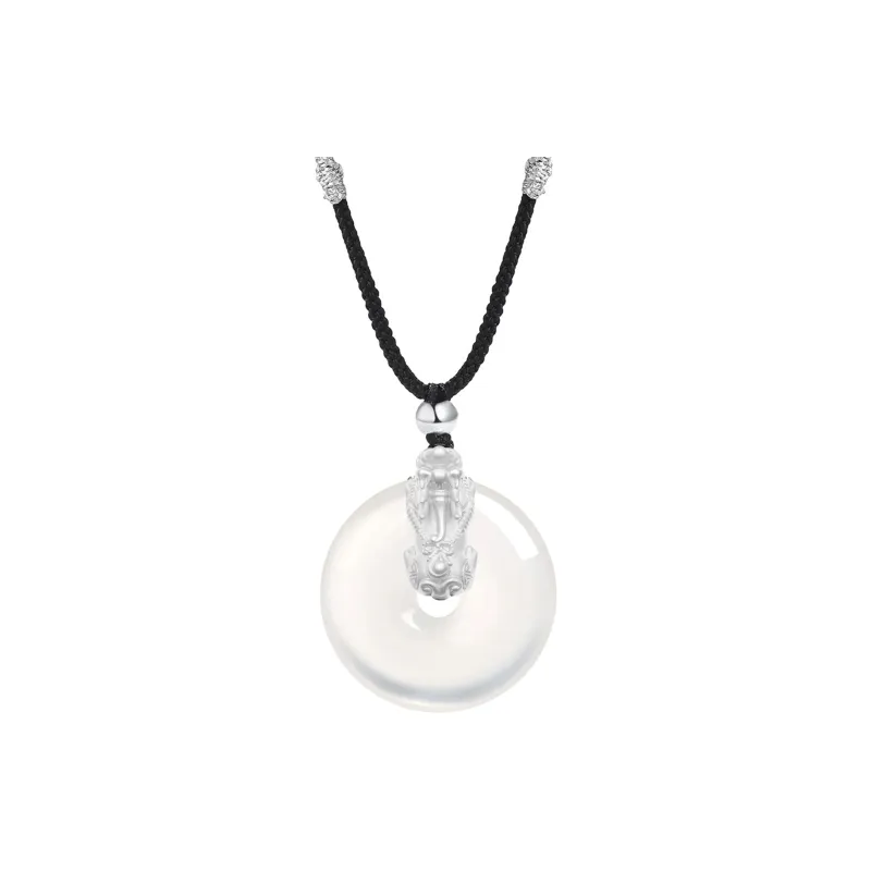 Avani Natural Chalcedony Jade Necklaces Unisex-0