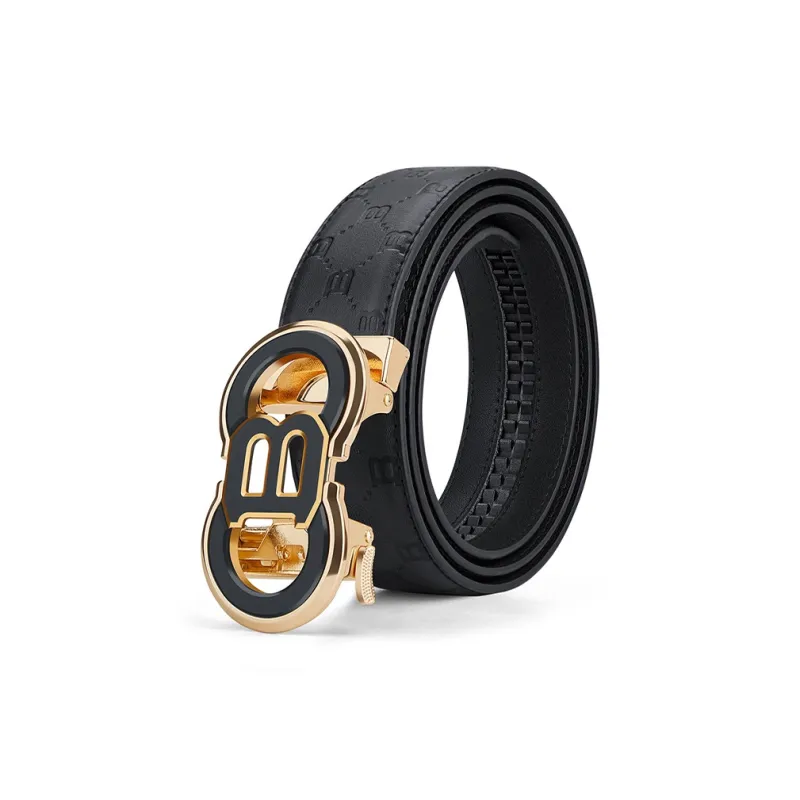 Yalu Preferred Cow Leather Belts Men's Width 3.5CM-5