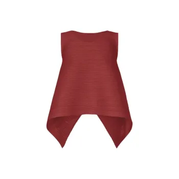 PLEATS PLEASE ISSEY MIYAKE T Shirt Women's Bordeaux Red