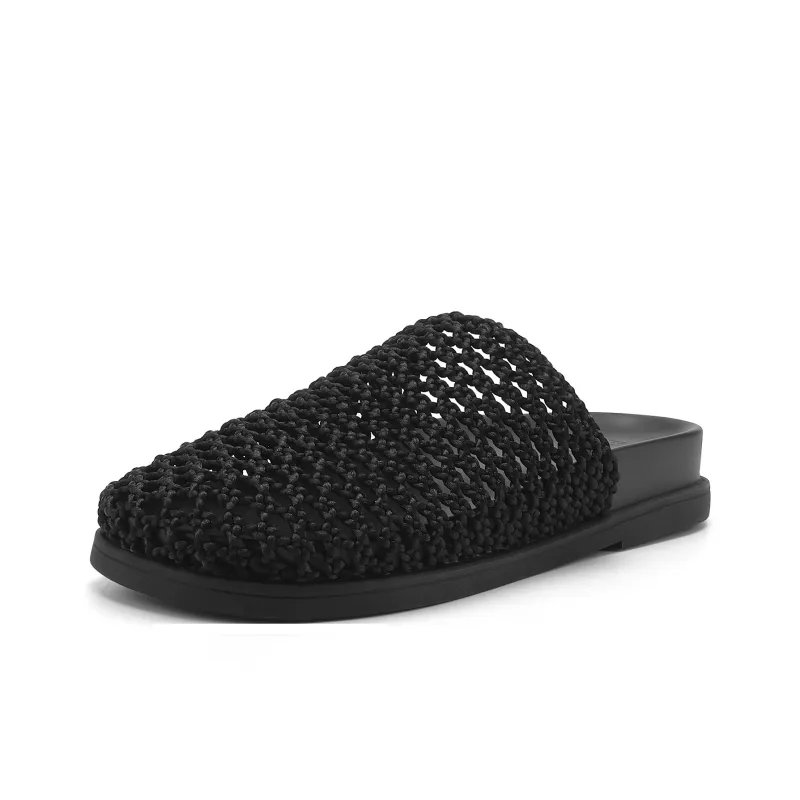 FIVE PLUS Closed Toe Slippers Women's Black-1