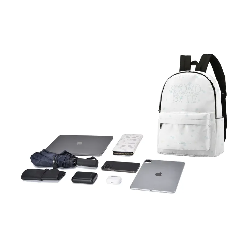 ONRF Polyester Backpack Regular Unisex White-5