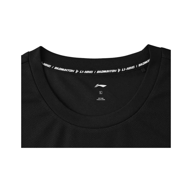 LiNing Badminton Series T Shirt Unisex Black-5