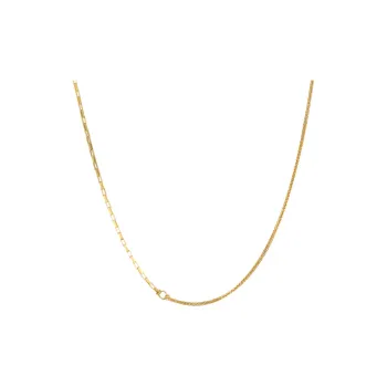 KAILEIFU S925 Silver Necklaces Women's Gold
