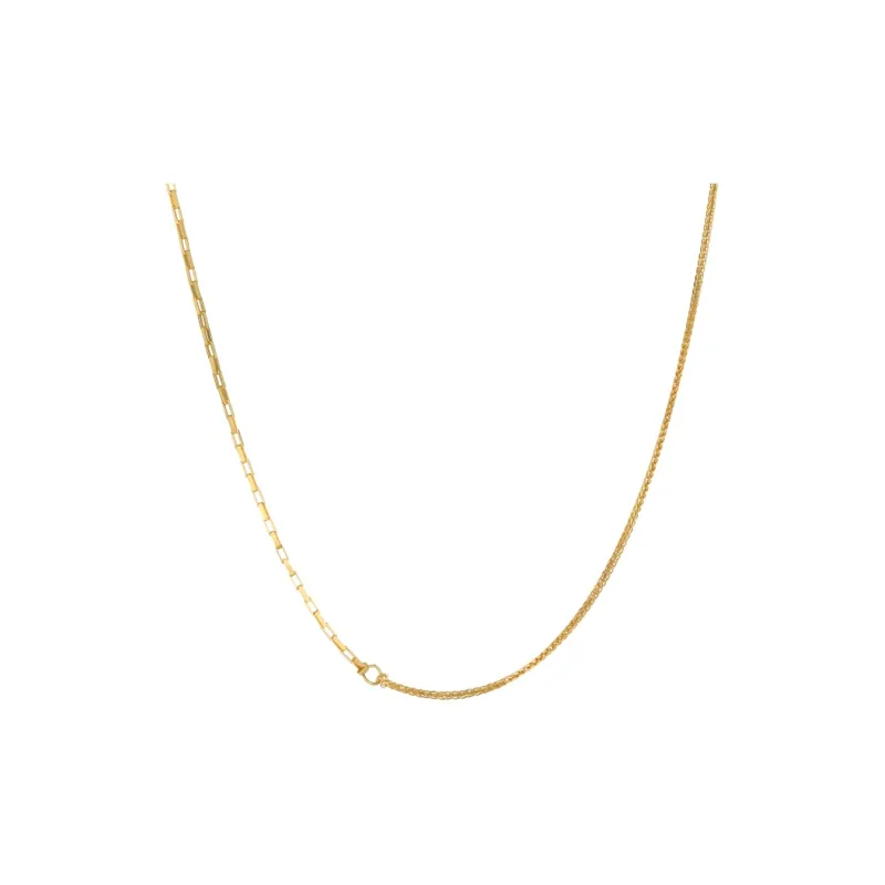 KAILEIFU S925 Silver Necklaces Women's Gold-0