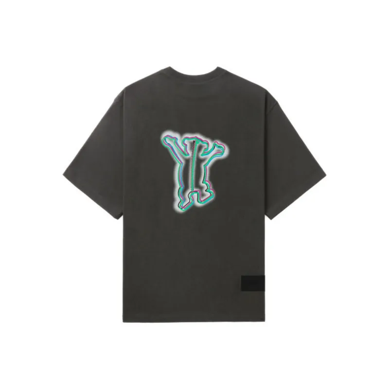 WE11DONE T Shirts Men Charcoal Gray-1