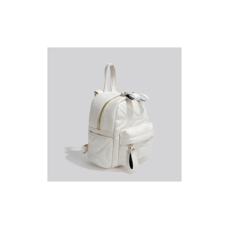 COLINS KEIRS Synthetic Leather Backpack Women's White-3