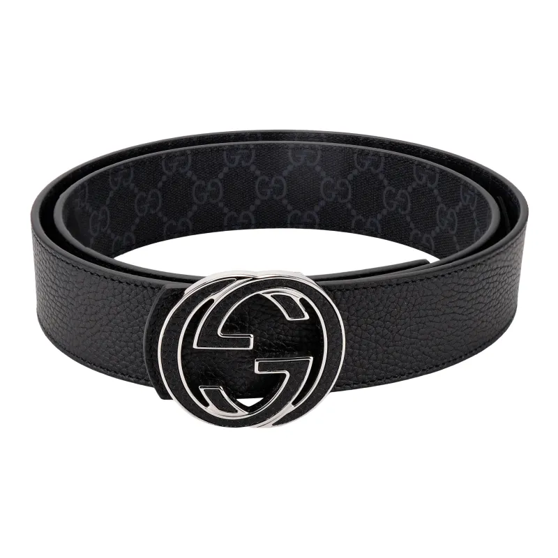 GUCCI Logo Plaque Belt-1