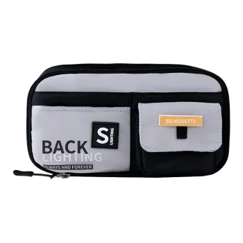 YIMULIN Large Capacity Multi Layer Minimalist Style Pencil Case Multifunction Pen Pouches