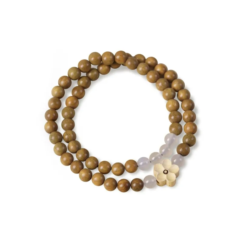 XIBAOCHUNHUA Green Sandalwood Bracelets Unisex-1