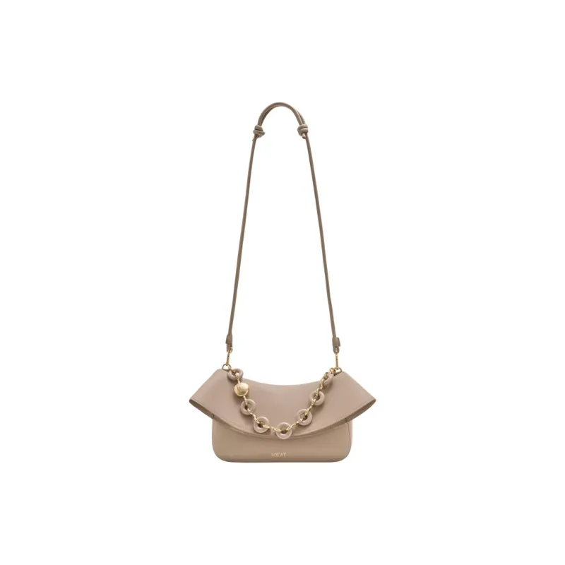 LOEWE Calfskin Shoulder Bag, Crossbody Bag, Handbag Medium Size Women's Sand-3