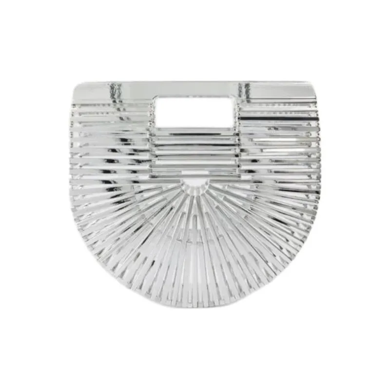 CULT GAIA Acrylic Acetate Handbag Mini Women's Silver-0