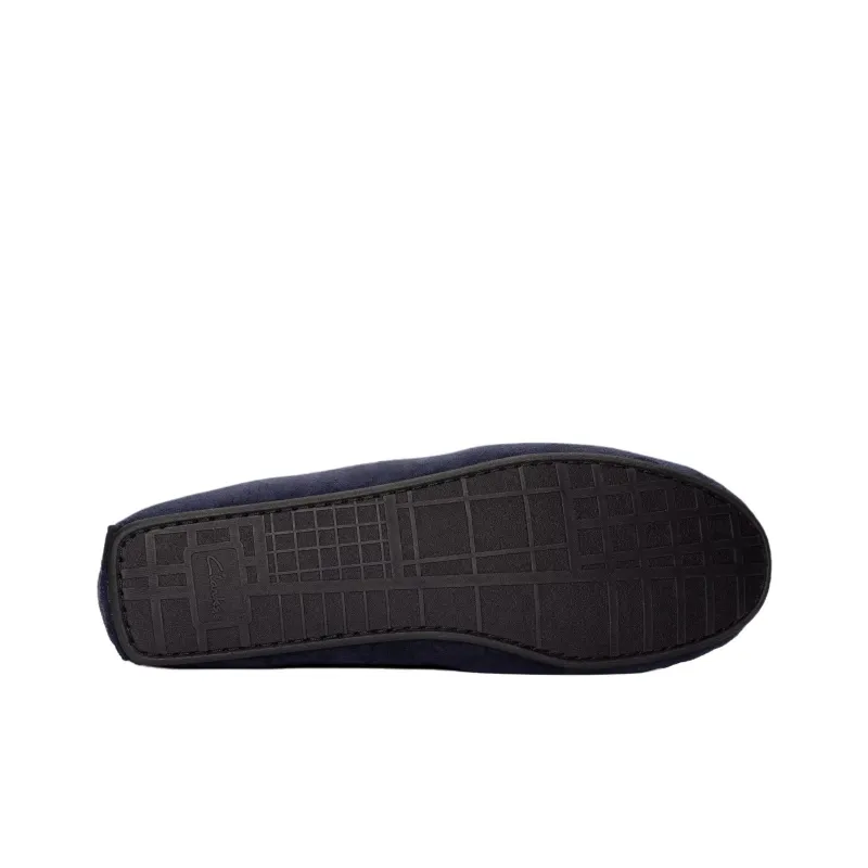 Clarks Fireside Mocc Casual Shoes Men's Marine Blue-5