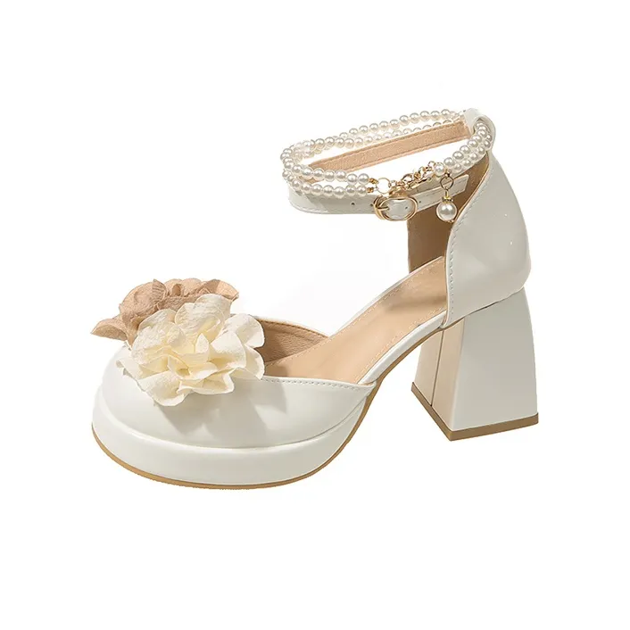 Dawei's House Chunky Heel High Heels Women's-7