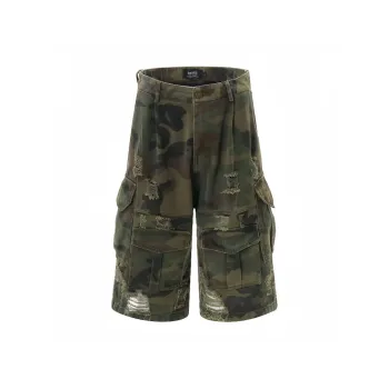 KLAMMKICKS Denim Shorts Unisex Camouflage
