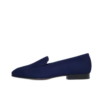 MANOLO BLAHNIK Pitaka Casual Single Shoes Women's Blue