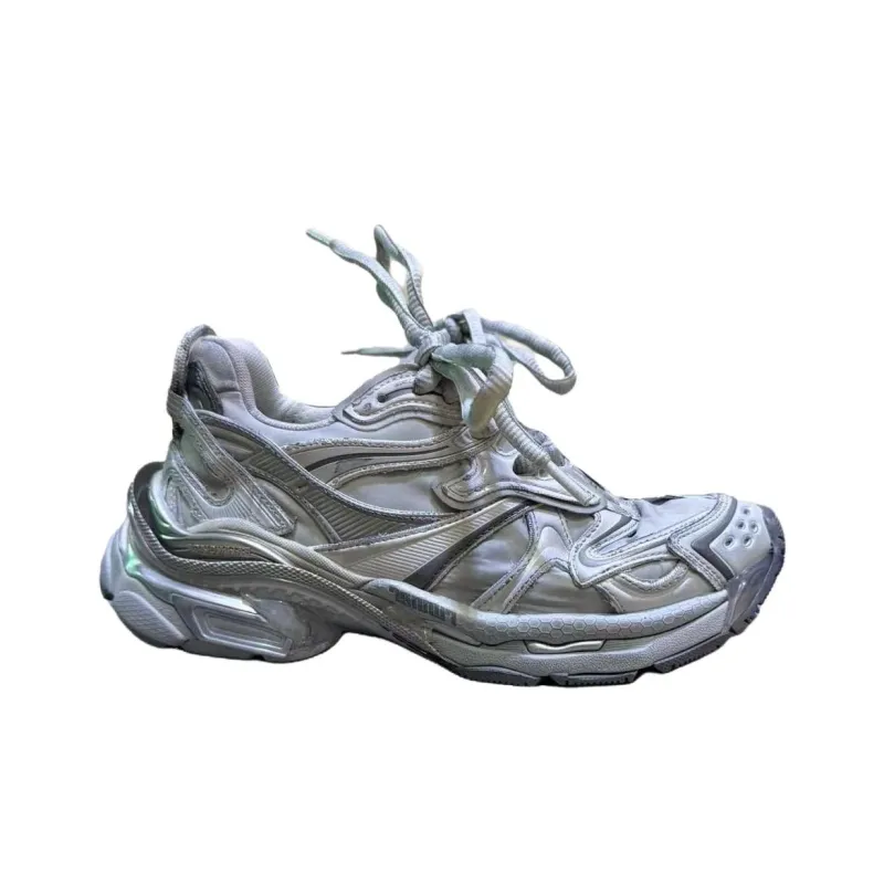 Balenciaga Runner2.0 Low Top Chunky Sneakers Men's Gray Silver-1