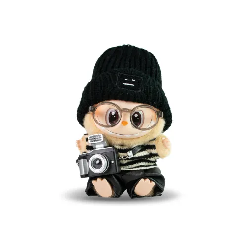 [Dress Up Doll] POP MART THE MONSTERS Zebra Boy, Staring Longingly Hang Tag Box Labubu Vinyl Sitting Party 15cm Height