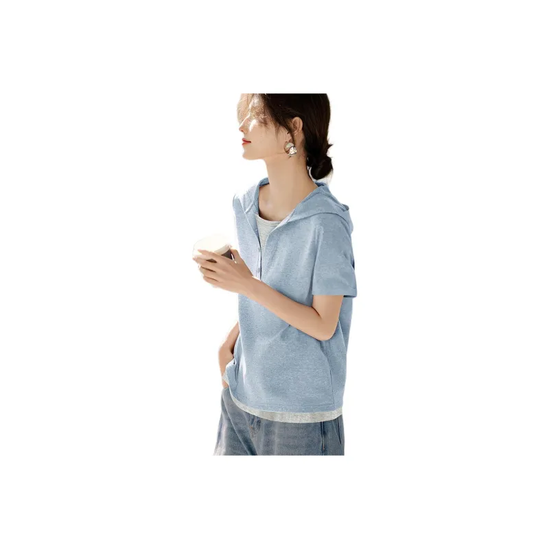 XWI T Shirts Women's Blue-0